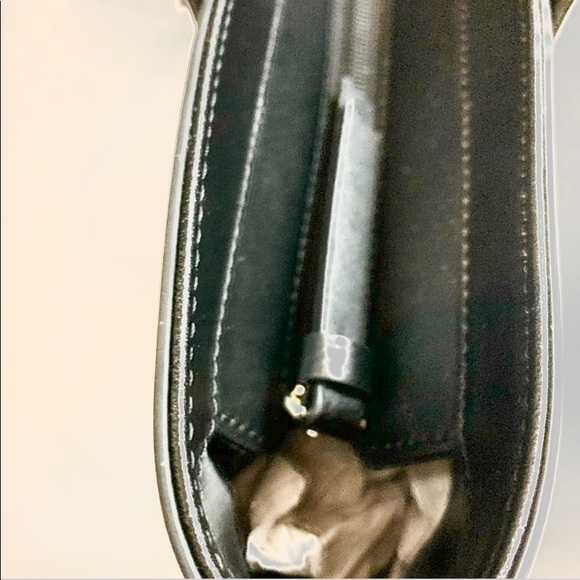 🆕KSNY BLACK LEATHER KERRI MEDIUM TOTE BNWT - Picture 5 of 13